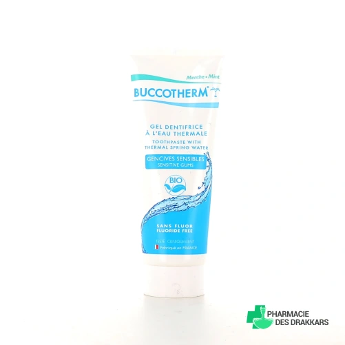 Buccotherm Dentifrice Bio Eau Thermale Gencives Sensibles