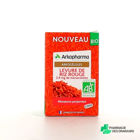 Arkogélules Levure de Riz Rouge Bio