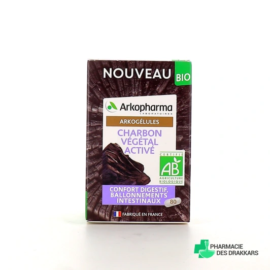 Arkogélules Charbon Végétal Activé Bio