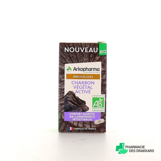 Arkogélules Charbon Végétal Activé Bio