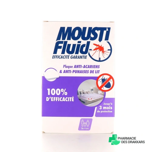 Moustifluid Plaque Anti-Acariens & Punaises De Lit