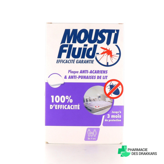 Moustifluid Plaque Anti-Acariens & Punaises De Lit