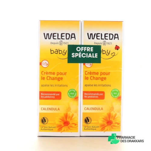 Weleda Bébé Calendula Crème pour le change Bio