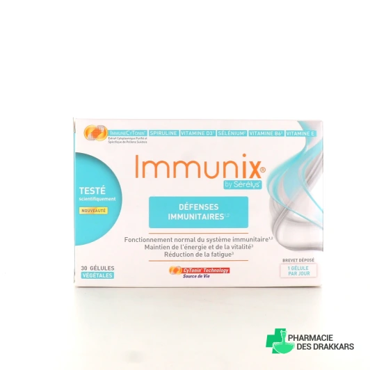 Serelys Immunix 30 gélules
