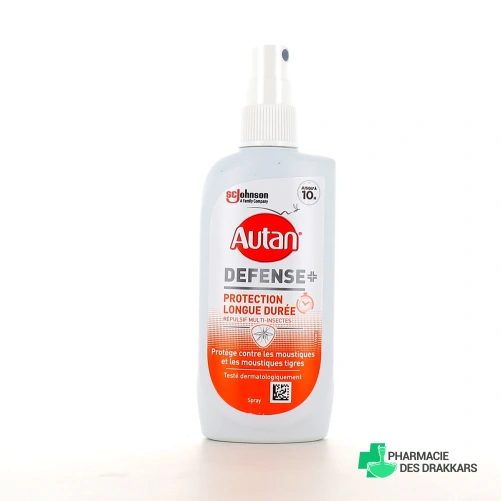 Autan Defense Protection Longue Durée Répulsif Multi-Insectes