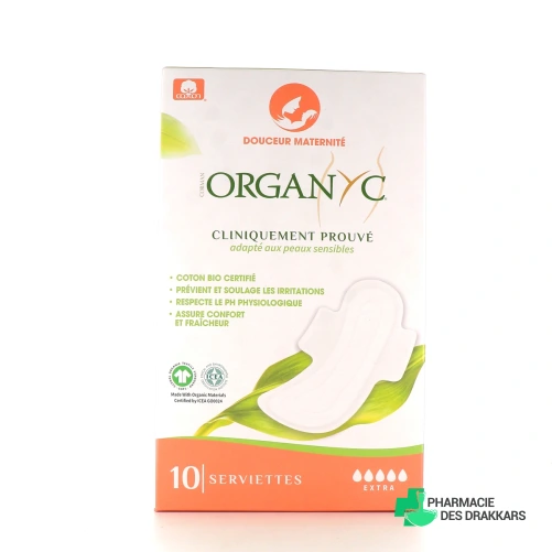 Organyc Serviettes Douceur Maternité