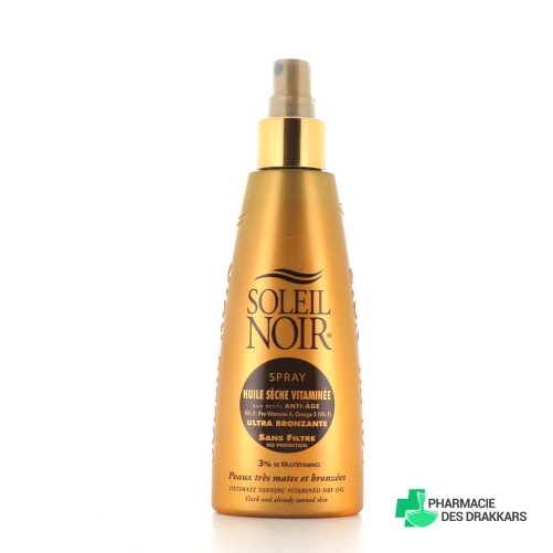 Soleil Noir Spray Huile Sèche Vitaminée Ultra Bronzante
