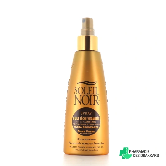 Soleil Noir Spray Huile Sèche Vitaminée Ultra Bronzante
