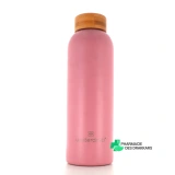 Waterdrop Bouteille en inox Rose Pastel - Vue 360°