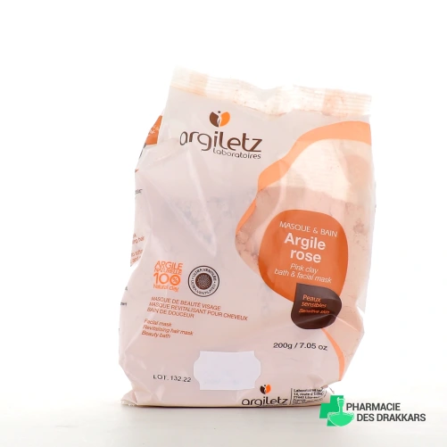 Argiletz Poudre d'argile rose ultra-ventilée