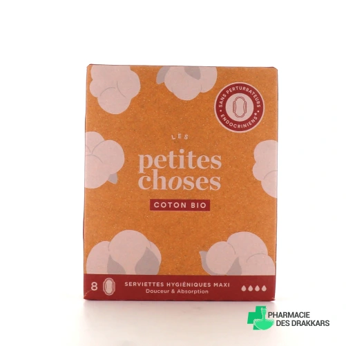 Les Petites Choses Serviettes Hygiéniques Extra Long Coton Bio