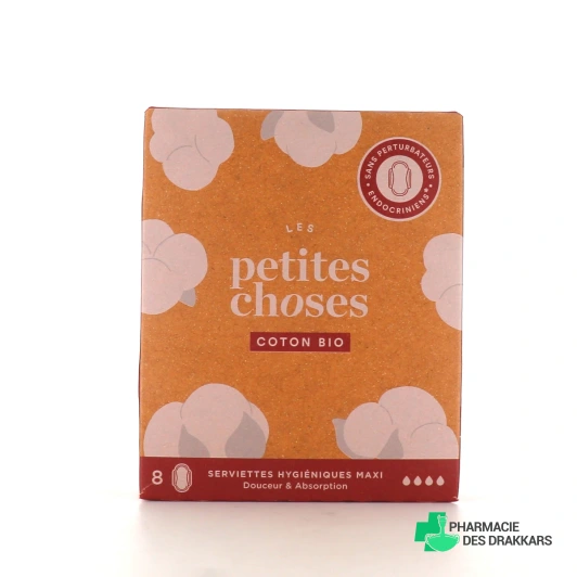 Les Petites Choses Serviettes Hygiéniques Extra Long Coton Bio