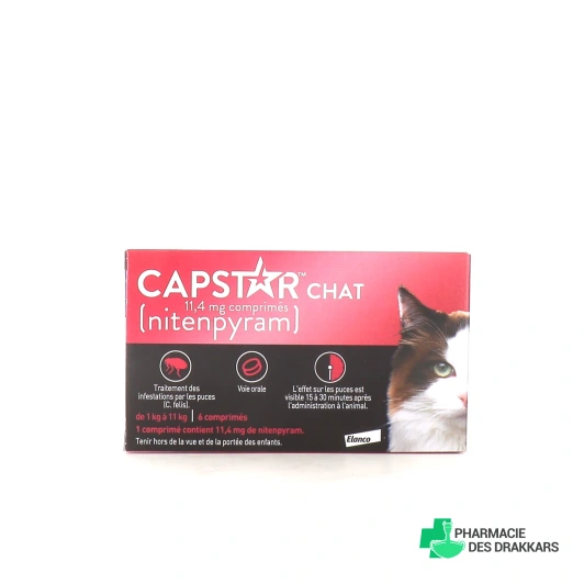 Capstar Chat Traitement Anti-Puces
