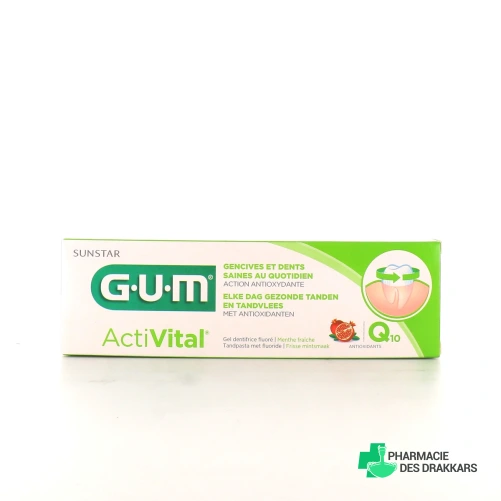 Gum Activital Gel dentifrice 75ml