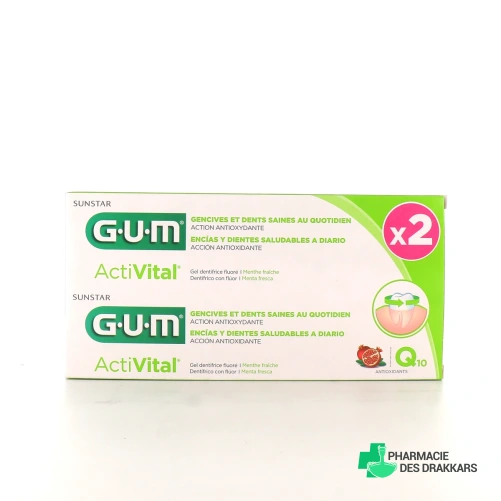 Gum Activital Gel dentifrice 75ml