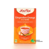 Yogi Tea Gingembre Orange Vanille - Vue 360°