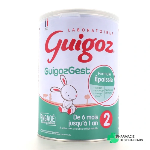 GuigozGest Lait 2eme âge Formule épaissie