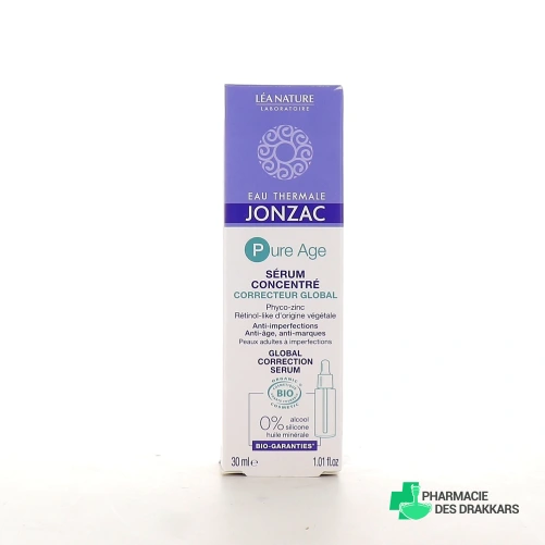 Jonzac Pure Age Sérum Concentré Correcteur Global Bio