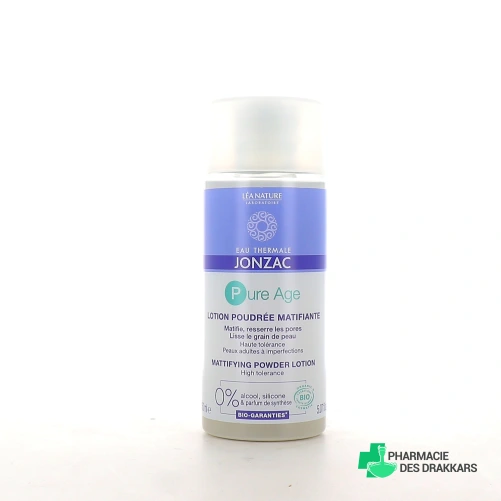 Jonzac Pure Age Lotion Poudrée Matifiante Bio