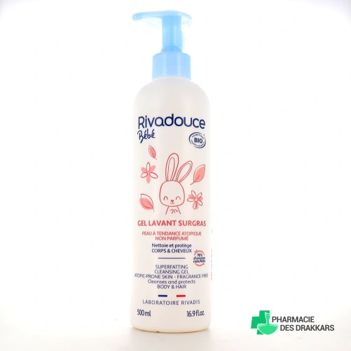 Rivadouce Bébé Bio Gel Lavant Surgras