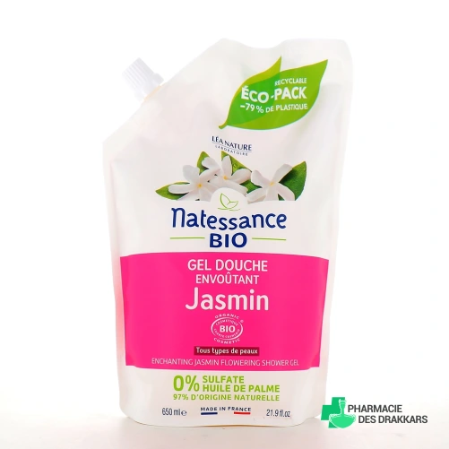 Natessance Gel douche Jasmin floral Bio
