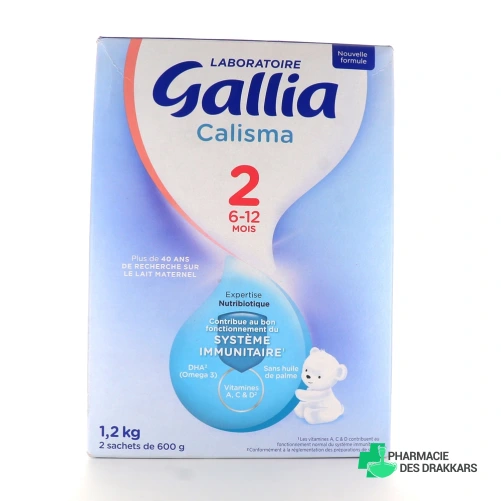 Gallia Calisma 2 Lait 2ème âge