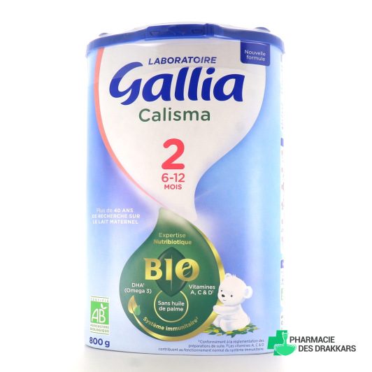 Gallia Calisma Bio 2 Lait 2eme âge
