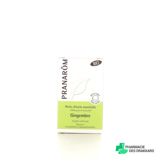Pranarom Perles d'Huile Essentielle Gingembre