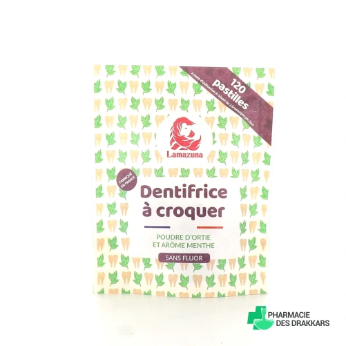Lamazuna Dentifrice à croquer 120 pastilles