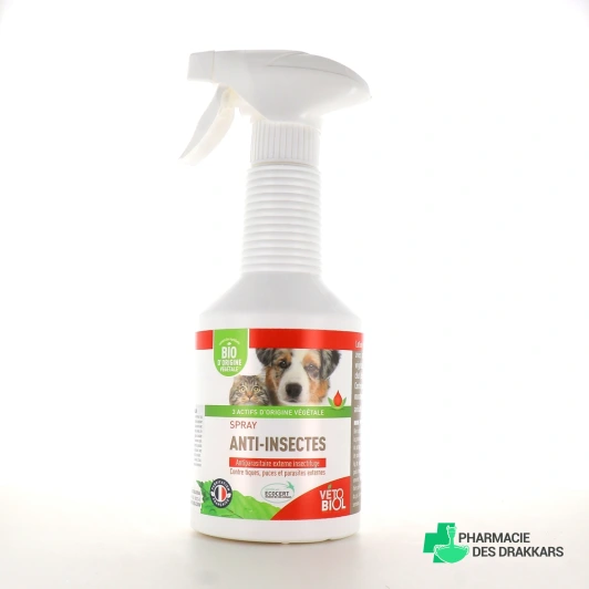 Vétobiol Lotion Anti-Insectes Chien & Chat
