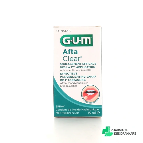Gum Afta Clear Spray aphtes et lésions buccales