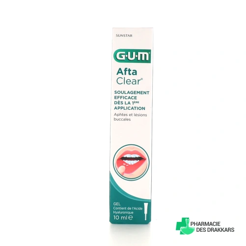 Gum Afta Clear Gel Aphtes et lésions buccales