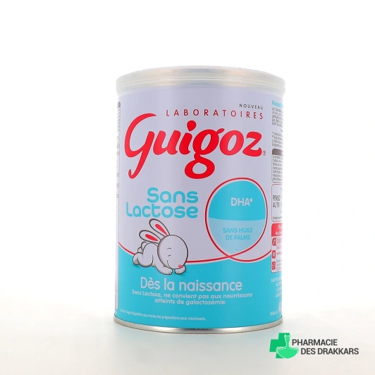 Guigoz Sans Lactose Lait en Poudre 1er âge