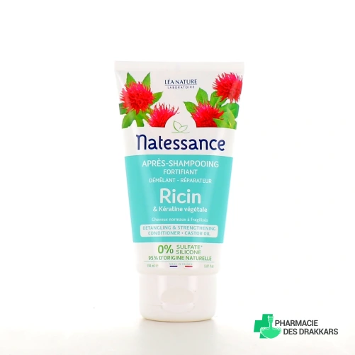Natessance Après-shampooing Fortifiant Ricin & Kératine végétale
