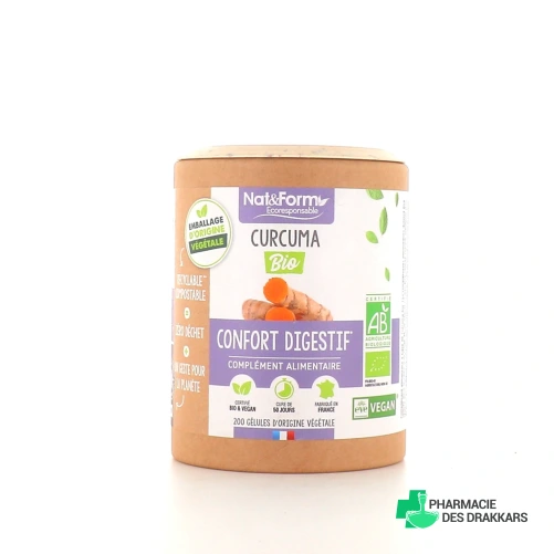Nat & Form Curcuma Bio Confort Digestif