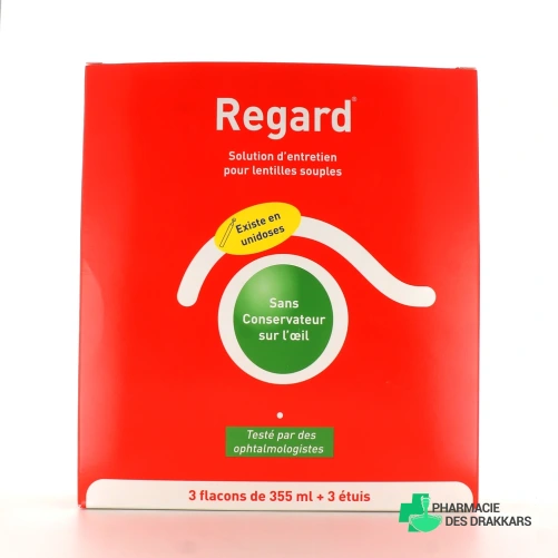 Regard Solution d'Entretien Lentilles Souples