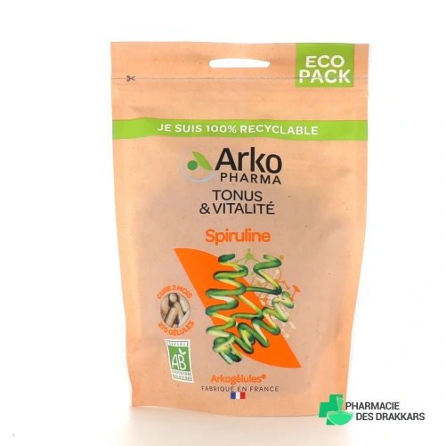 Arkogelules Spiruline Bio