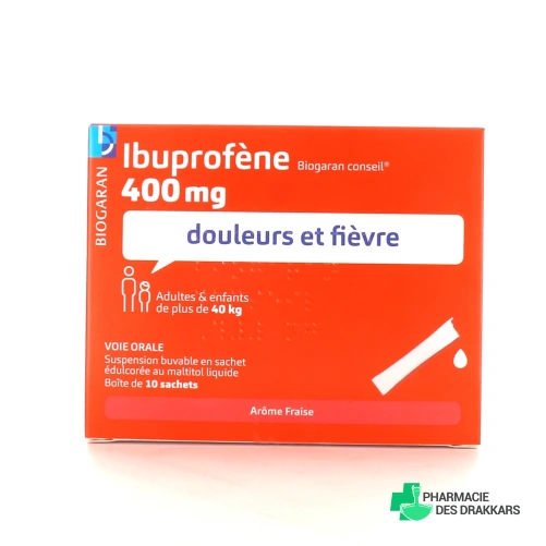 Ibuprofène Biogaran Sticks