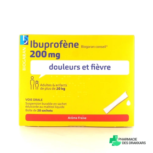 Ibuprofène Biogaran Sticks