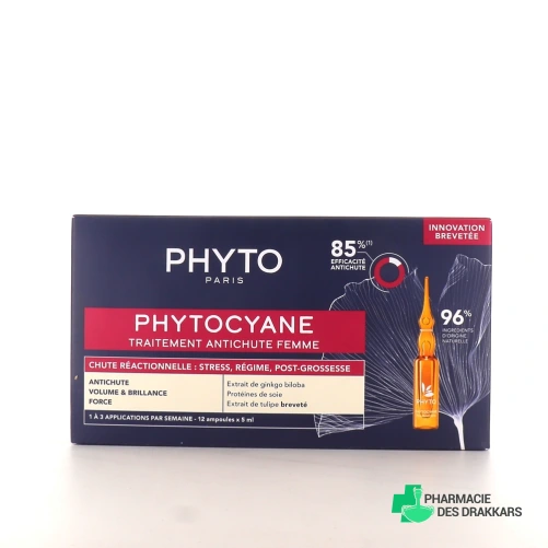 Phytocyane Femme Traitement Antichute Réactionnelle