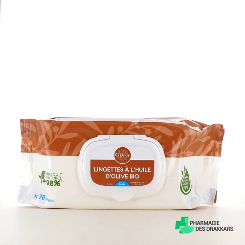 Gifrer Lingettes Nettoyantes à l’Huile d’Olive