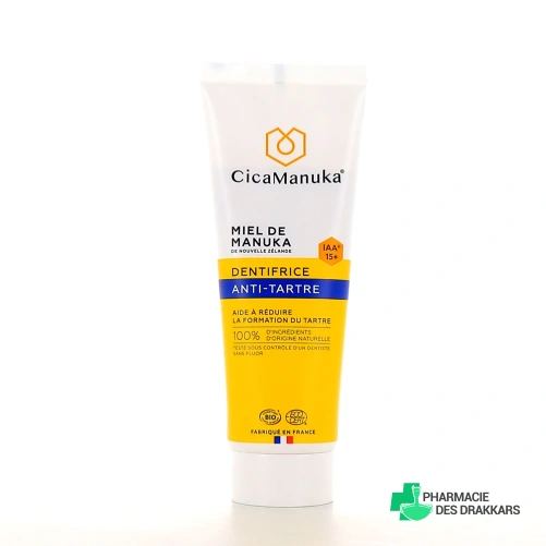 CicaManuka Dentifrice Anti-Tartre Bio
