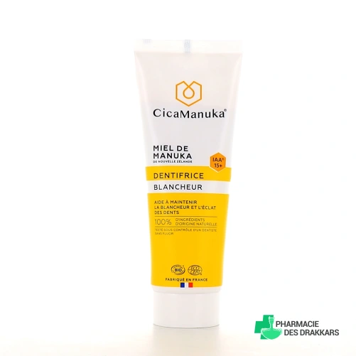 CicaManuka Dentifrice Blancheur Bio