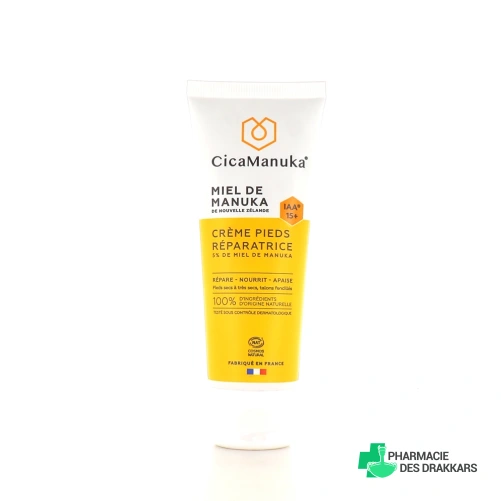 CicaManuka Crème Pieds Réparatrice Bio
