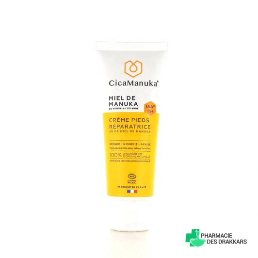 CicaManuka Crème Pieds Réparatrice Bio
