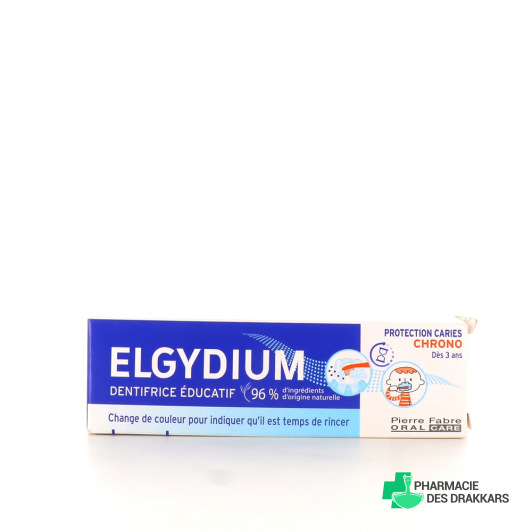 Elgydium Dentifrice éducatif Chrono Protection Caries