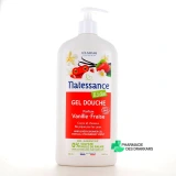 Natessance Kids Bio Gel douche corps et cheveux Vanille Fraise - Vue 360°
