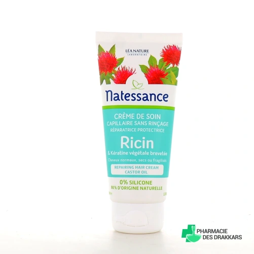 Natessance Crème de Soin Capillaire au Ricin