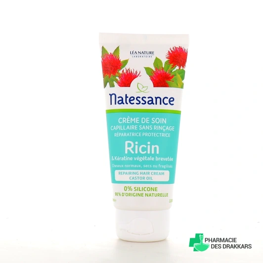 Natessance Crème de Soin Capillaire au Ricin