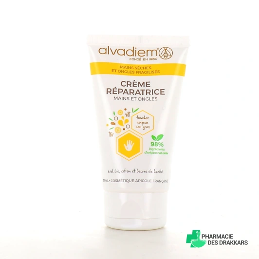 Alvadiem Crème Réparatrice Mains et Ongles